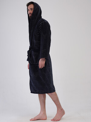 Купить Велюровий халат чоловічий на запах VIENETTA MAN 1617550000 в Украина в Lingerie.ua - Одяг для дому та відпочинку, Фото 6