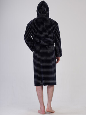 Купить Велюровий халат чоловічий на запах VIENETTA MAN 1617550000 в Украина в Lingerie.ua - Одяг для дому та відпочинку, Фото 7