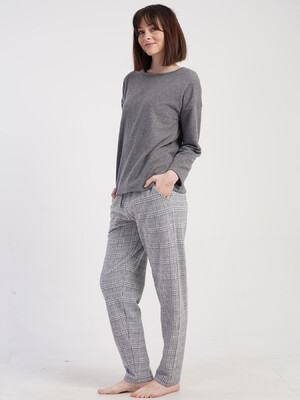 Купить Домашній жіночий костюм великого розміру з брюками VIENETTA 5010100000 в Украина в Lingerie.ua - Одяг для дому та відпочинку, Фото 7