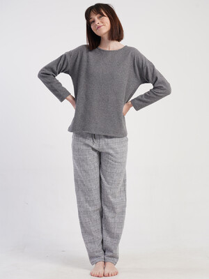 Купить Домашній жіночий костюм великого розміру з брюками VIENETTA 5010100000 в Украина в Lingerie.ua - Одяг для дому та відпочинку, Фото 8