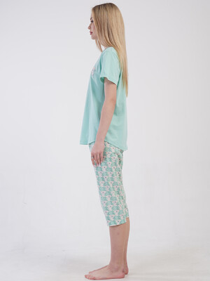 Купить Хлопковый комплект с капри VIENETTA 4101057973 в Украина в Lingerie.ua - Одяг для дому та відпочинку, Фото 6