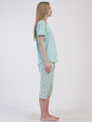 Купить Хлопковый комплект с капри VIENETTA 4101057973 в Украина в Lingerie.ua - Одяг для дому та відпочинку, Фото 8