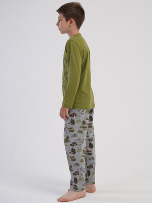 Купить Хлопковый домашний комплект с длинным рукавом для мальчика VIENETTA 5040360822 в Украина в Lingerie.ua - Одяг для дому та відпочинку, Фото 9