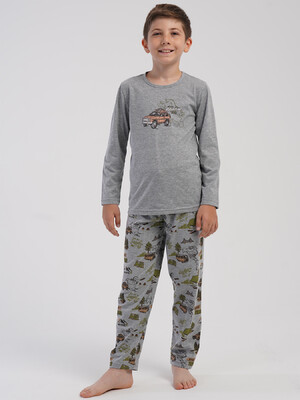 Купить Хлопковый домашний комплект с длинным рукавом для мальчика VIENETTA 5040360822 в Украина в Lingerie.ua - Одяг для дому та відпочинку, Фото 8