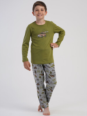 Купить Хлопковый домашний комплект с длинным рукавом для мальчика VIENETTA 5040360822 в Украина в Lingerie.ua - Одяг для дому та відпочинку, Фото 11