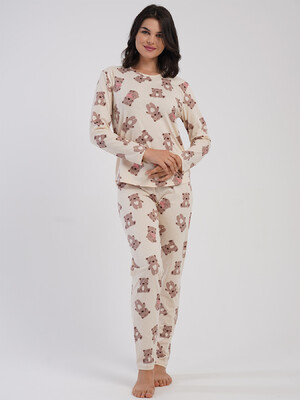 Купить Хлопковый домашний комплект с длинным рукавом VIENETTA 5040295056 в Украина в Lingerie.ua - Одяг для дому та відпочинку, Фото 1