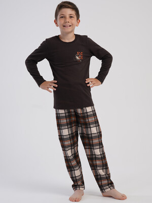 Купить Байковый домашний комплект с длинным рукавом VIENETTA KIDS 5030922091 в Украина в Lingerie.ua - Одяг для дому та відпочинку, Видео