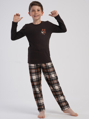 Купить Байковый домашний комплект с длинным рукавом VIENETTA KIDS 5030922091 в Украина в Lingerie.ua - Одяг для дому та відпочинку, Фото 2