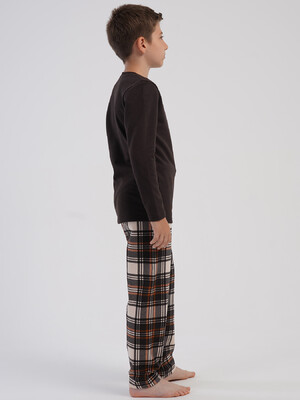 Купить Байковый домашний комплект с длинным рукавом VIENETTA KIDS 5030922091 в Украина в Lingerie.ua - Одяг для дому та відпочинку, Фото 3