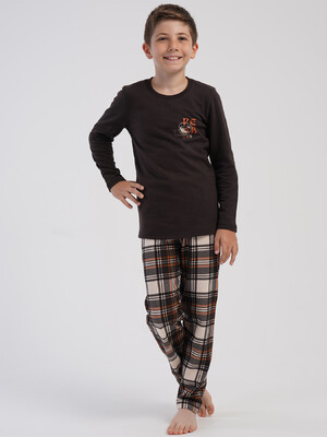 Купить Байковый домашний комплект с длинным рукавом VIENETTA KIDS 5030922091 в Украина в Lingerie.ua - Одяг для дому та відпочинку, Фото 4