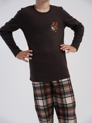 Купить Байковый домашний комплект с длинным рукавом VIENETTA KIDS 5030922091 в Украина в Lingerie.ua - Одяг для дому та відпочинку, Фото 7