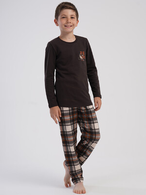 Купить Байковый домашний комплект с длинным рукавом VIENETTA KIDS 5030922091 в Украина в Lingerie.ua - Одяг для дому та відпочинку, Фото 8