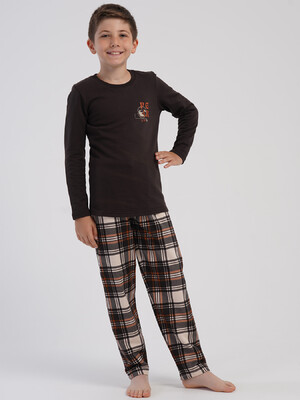 Купить Байковый домашний комплект с длинным рукавом VIENETTA KIDS 5030922091 в Украина в Lingerie.ua - Одяг для дому та відпочинку, Фото 9