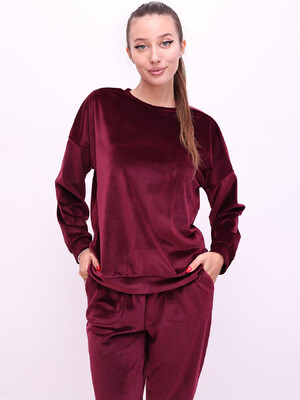 Купить Велюровий костюм жіночий з джогерами LINGERIE 170796-Р в Украина в Lingerie.ua - Одяг для дому та відпочинку, Фото 2