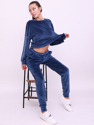 Купить Велюровий костюм жіночий з джогерами LINGERIE 170796-Р в Украина в Lingerie.ua - Одяг для дому та відпочинку, Фото 4