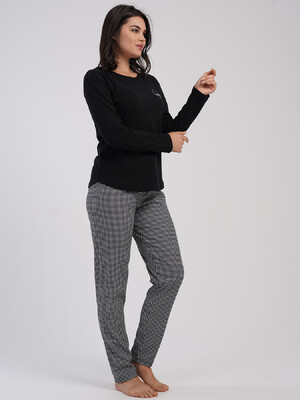 Купить Бавовняний домашній комплект з довгим рукавом VIENETTA 5033632428 в Украина в Lingerie.ua - Одяг для дому та відпочинку, Фото 3