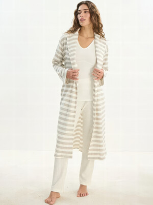 Купить Домашний женский комплект тройка с халатом SEVIM 16105 в Украина