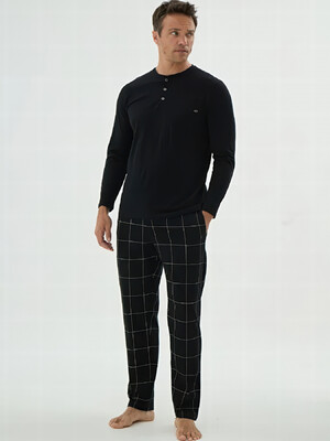 Купить Бавовняний домашній комплект з довгим рукавом SVMAN 9638 в Украина в Lingerie.ua - Одяг для дому та відпочинку, Фото 3