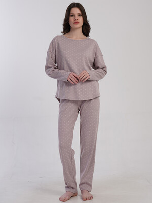 Хлопковый домашний комплект с длинным рукавом VIENETTA 5030171405