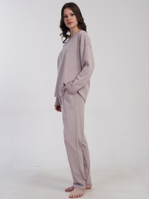 Купить Хлопковый домашний комплект с длинным рукавом VIENETTA 5030171405 в Украина в Lingerie.ua - Одяг для дому та відпочинку, Фото 2