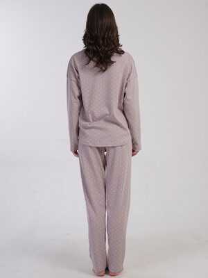 Купить Хлопковый домашний комплект с длинным рукавом VIENETTA 5030171405 в Украина в Lingerie.ua - Одяг для дому та відпочинку, Фото 3