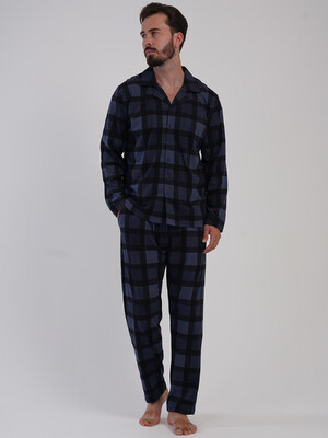 Купить Хлопковая классическая пижама с длинным рукавом VIENETTA MAN 5031850826 в Украина