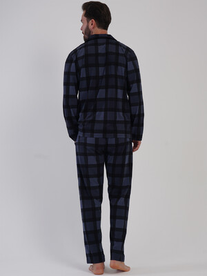 Купить Хлопковая классическая пижама с длинным рукавом VIENETTA MAN 5031850826 в Украина в Lingerie.ua - Одяг для дому та відпочинку, Фото 4