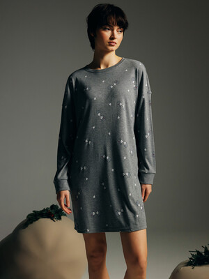 Купить Бавовняна домашня туніка з довгим рукавом HAYS 62168 в Украина в Lingerie.ua - Одяг для дому та відпочинку, Фото 2