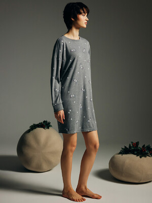 Купить Бавовняна домашня туніка з довгим рукавом HAYS 62168 в Украина в Lingerie.ua - Одяг для дому та відпочинку, Фото 3