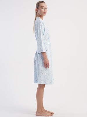 Купить Трикотажний халат жіночий з довгим рукавом VIENETTA 5032380483 в Украина в Lingerie.ua - Одяг для дому та відпочинку, Фото 4