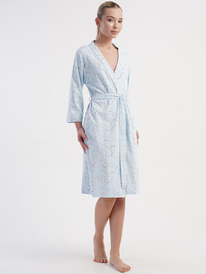 Купить Трикотажний халат жіночий з довгим рукавом VIENETTA 5032380483 в Украина в Lingerie.ua - Одяг для дому та відпочинку, Фото 5