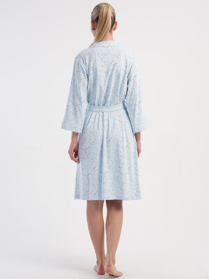 Купить Трикотажний халат жіночий з довгим рукавом VIENETTA 5032380483 в Украина в Lingerie.ua - Одяг для дому та відпочинку, Фото 6