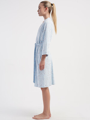 Купить Трикотажний халат жіночий з довгим рукавом VIENETTA 5032380483 в Украина в Lingerie.ua - Одяг для дому та відпочинку, Фото 7