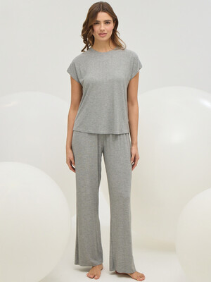 Купить Трикотажный домашний костюм с коротким рукавом SEVIM 15898 в Украина в Lingerie.ua - Одяг для дому та відпочинку, Фото 1