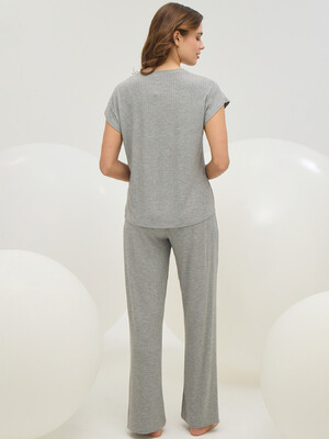 Купить Трикотажный домашний костюм с коротким рукавом SEVIM 15898 в Украина в Lingerie.ua - Одяг для дому та відпочинку, Фото 4