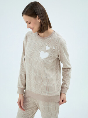 Купить Трикотажний домашній комплект з довгим рукавом SEVIM 17023 в Украина в Lingerie.ua - Одяг для дому та відпочинку, Фото 3