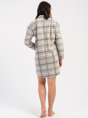 Купить Флісовий короткий халат на ґудзиках VIENETTA 1618491130 в Украина в Lingerie.ua - Одяг для дому та відпочинку, Фото 2