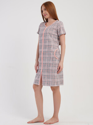 Купить Хлопковый халат большого размера на молнии VIENETTA 5071532057 в Украина в Lingerie.ua - Одяг для дому та відпочинку, Фото 2