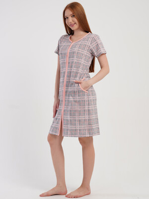 Купить Хлопковый халат большого размера на молнии VIENETTA 5071532057 в Украина в Lingerie.ua - Одяг для дому та відпочинку, Фото 8