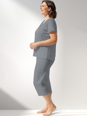 Купить Летний хлопковый комплект большого размера VIENETTA 5090081248 в Украина в Lingerie.ua - Одяг для дому та відпочинку, Фото 4