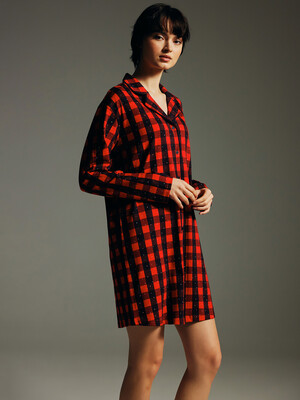 Купить Хлопковый халат женский на пуговицах HAYS 62125 в Украина в Lingerie.ua - Одяг для дому та відпочинку, Фото 3