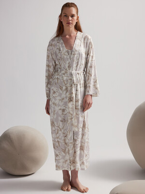 Купить Халат женский на запах с длинным рукавом HAYS 62223 в Украина в Lingerie.ua - Одяг для дому та відпочинку, Фото 4