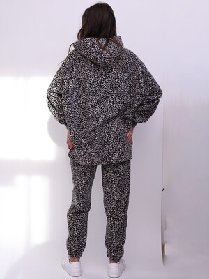 Купить Теплые флисовые брюки с принтом LINGERIE 170828-2-П в Украина в Lingerie.ua - Одяг для дому та відпочинку, Фото 5