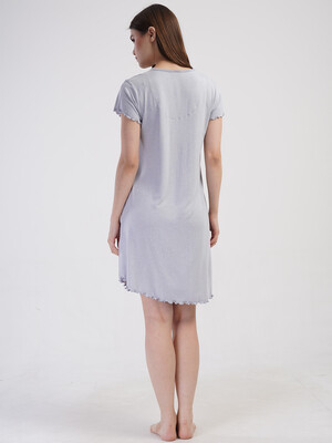 Купить Ночная сорочка большого размера из вискозы VIENETTA 4093021820 в Украина в Lingerie.ua - Одяг для дому та відпочинку, Фото 7