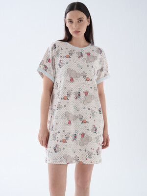 Купить Туника хлопковая с коротким рукавом свободного кроя HAYS 70187 в Украина в Lingerie.ua - Одяг для дому та відпочинку, Фото 3