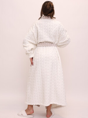 Купить Теплий довгий халат з велсофту LINGERIE 170843 в Украина в Lingerie.ua - Одяг для дому та відпочинку, Фото 5