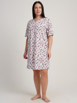 Купить Бавовняна домашня туніка великого розміру VIENETTA 5110220601 в Украина в Lingerie.ua - Одяг для дому та відпочинку, Фото 4