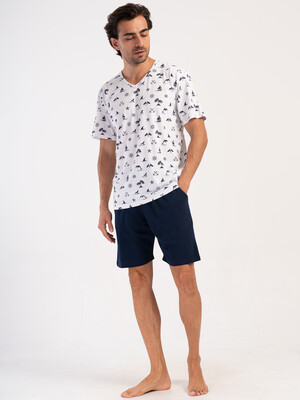 Купить Хлопковая пижама с шортами VIENETTA MAN 4090591348 в Украина