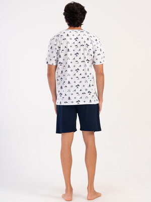 Купить Хлопковая пижама с шортами VIENETTA MAN 4090591348 в Украина в Lingerie.ua - Одяг для дому та відпочинку, Фото 6