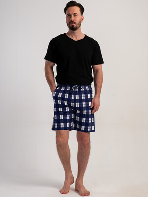 Купить Чоловічі бавовняні шорти в клітинку VIENETTA MAN 5121087303 в Украина